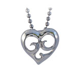 Stainless Steel Heart Pendant