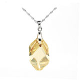 Light Yellow Swarovski Crystal Pendant