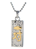 Stainless Steel Couple Pendant