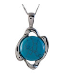 Blue Turquoise Pendant