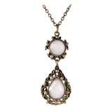 Stainless Steel Diamond Pendant