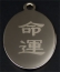 Chinese oval pendant