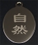 Chinese oval pendant