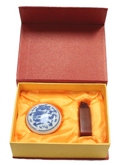chinese stamp square yin
