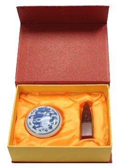chinese stamp square yin